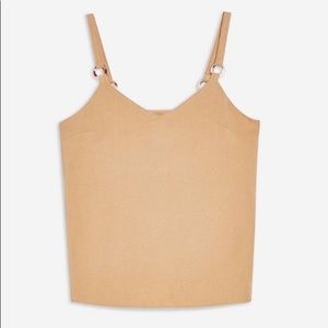 Topshop | Tilda Tortoise Shell Ring Tank Top